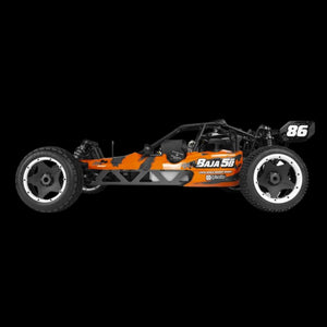 HPI BAJA 5B BUGGY CLEAR BODY w 2022 DECALS