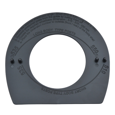 Body Wheel Arc Cutting Guide 510-535-550mm - 912701P