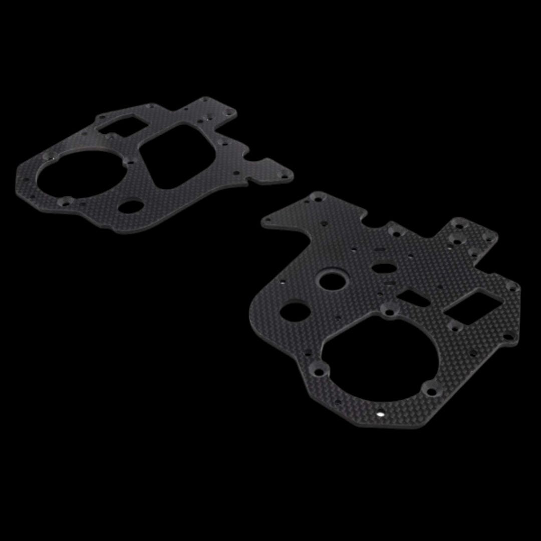 Carbon Chassis Plate Set: Promoto-MXZ-LOS361000