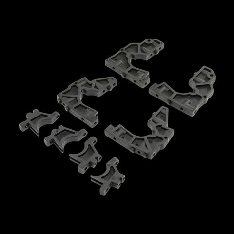 Front/Rear Bulkhead Set: DBXL-E 2.0 - LOS251102