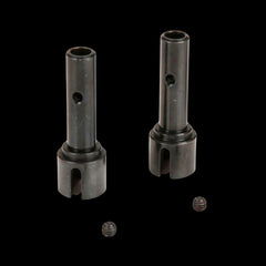 Front/Rear Stub Axle (2): 1:5 4wd DB XL - LOS252011