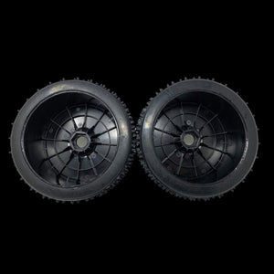 (HD glued) MCD 180mm Astro Max Hard Compound Tyres on Disc Wheels