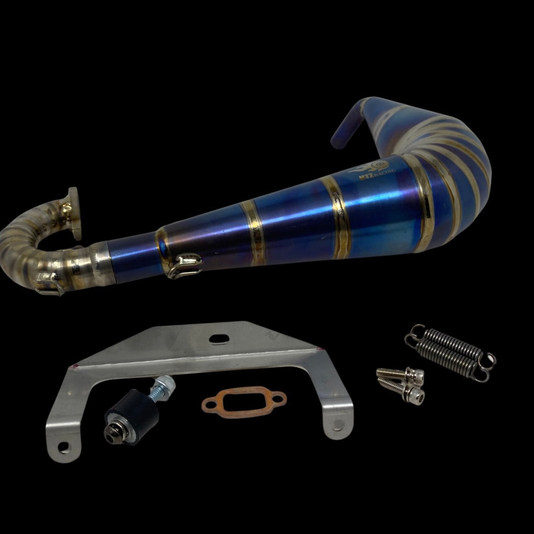 HTZ Racing Titanium Baja SX5/TSK 29-38cc Exhaust Pipe