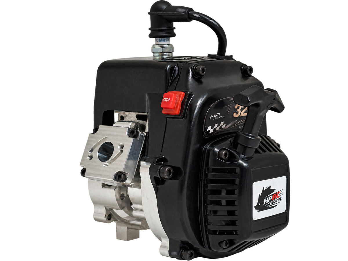HPRC Billet Reed Case 32cc Race Ported Zenoah Engine