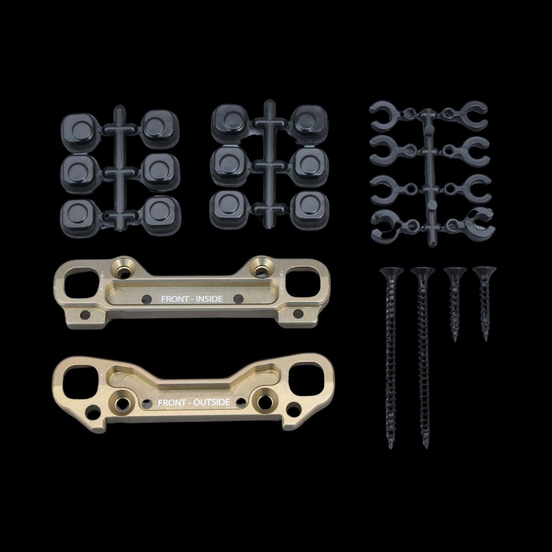 MCD Front Wishbone Holder (Hingepin Braces) Set Alloy (Opt.) - M300203A