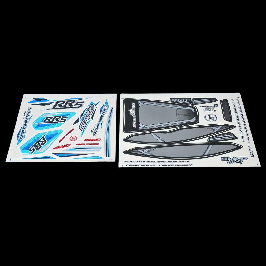MCD RR5 Body Shell Decal Set - 500202P