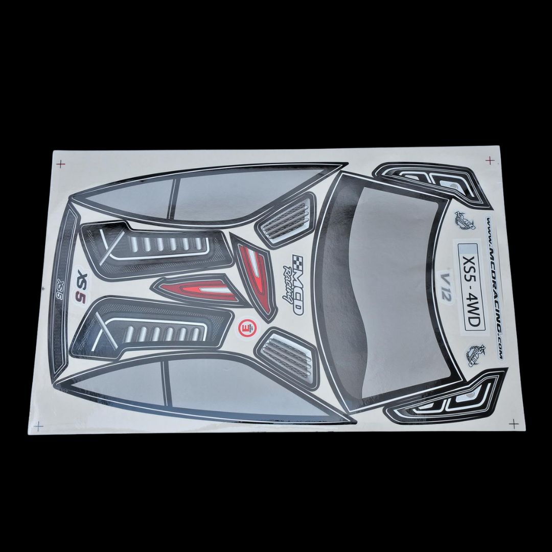 MCD XS5 Body Shell Decal Set - 501301P
