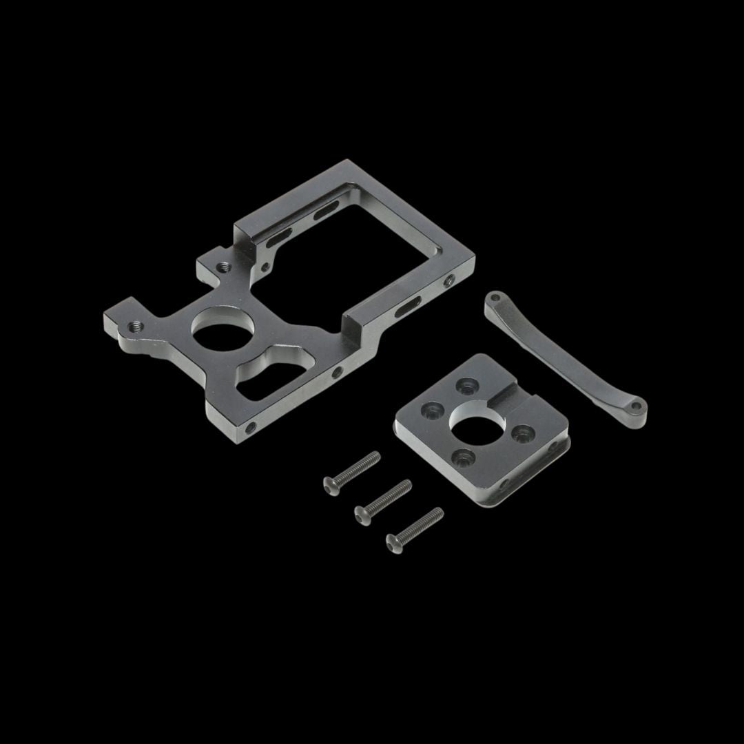 Motor Mount w/Adapter, Black: DBXL-E