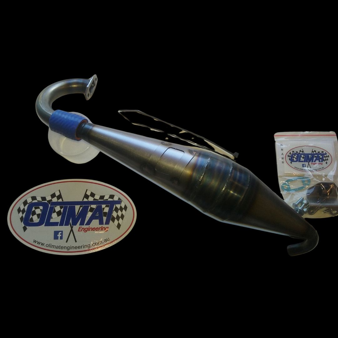 OLIMAT BAJA 5B Side Exhaust Pipe - Unsilenced