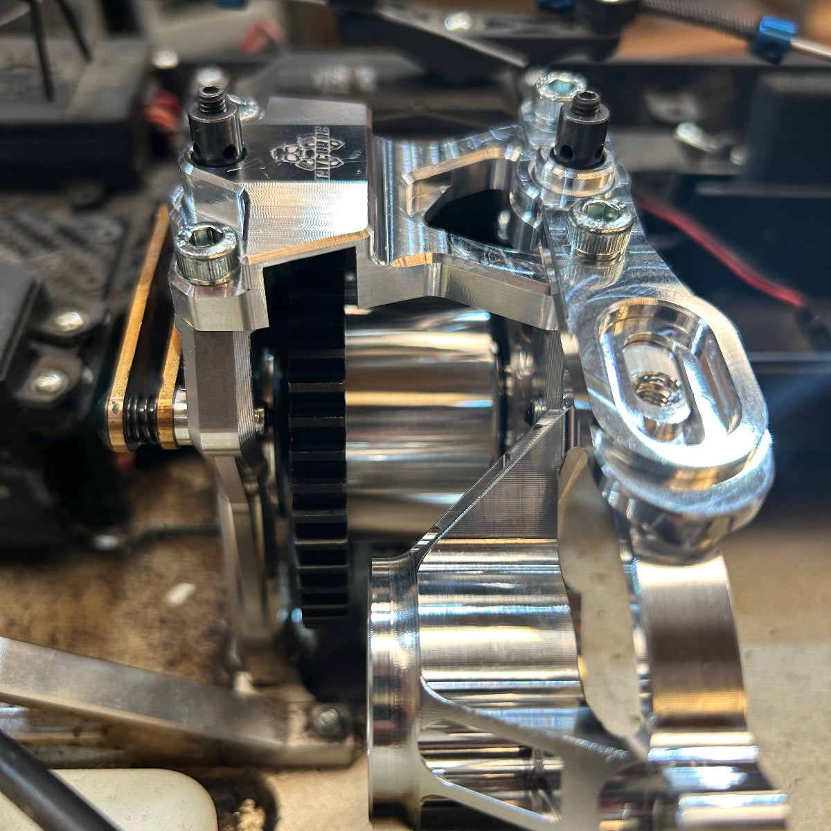 Taylor Billet Losi 5T 2.0 Centre Diff Mount Kit - With Rapid Diff Removal