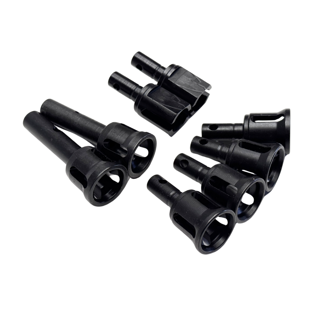 "BUNDLE DEAL" FLM Losi 5T & 5ive 2.0 "4EVER" Hardened Drive Cup Kit (incl 2x Free HD Stub Axles!)