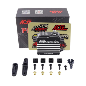 AFFRC servo with packaging on a white background