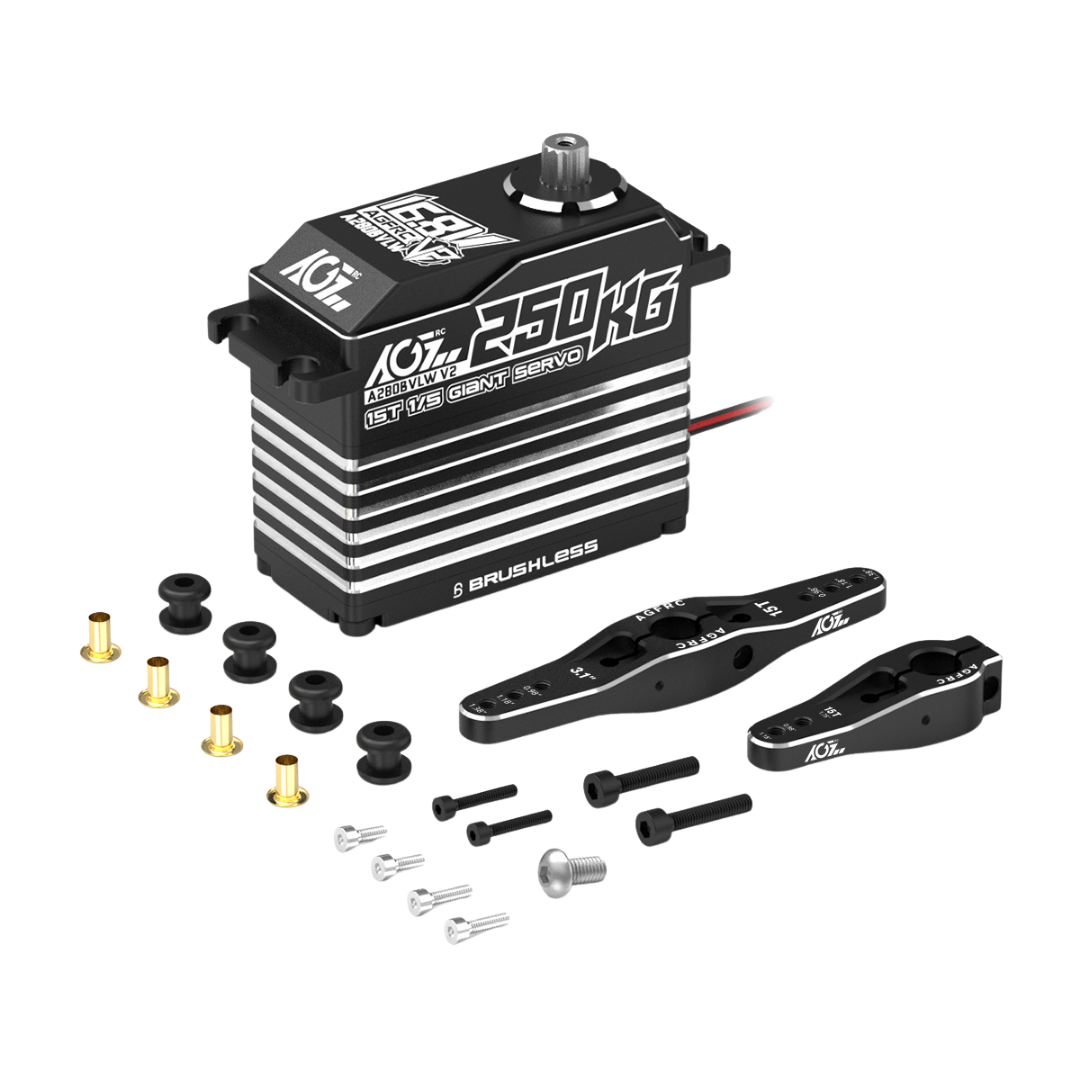 AGFRC Brushless 250KG Billet Servo A280BVLW V2