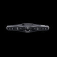 Black billet dual sided servo horn with the AGFRC logo, designed for 1/5 scale servo applications.