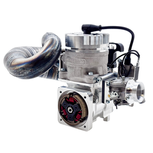 ALX 85cc Malossi GSR46 GoPed engine kit with close-up view of clutch assembly
