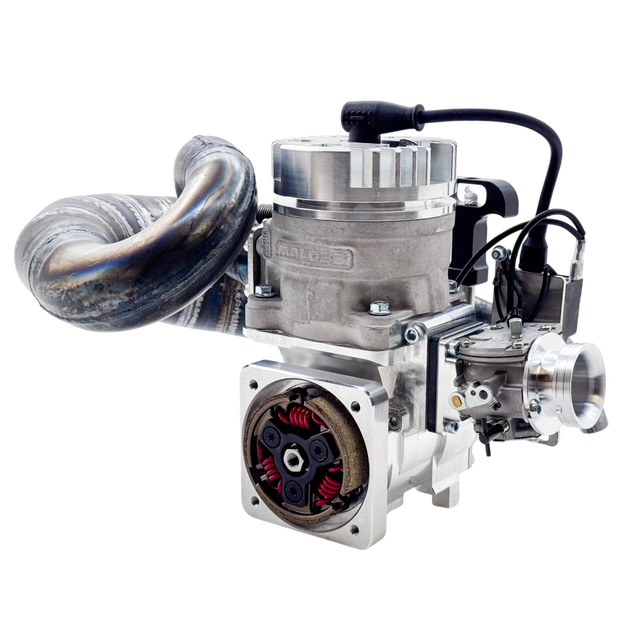 ALX 85cc Malossi GSR46 GoPed engine kit with close-up view of clutch assembly