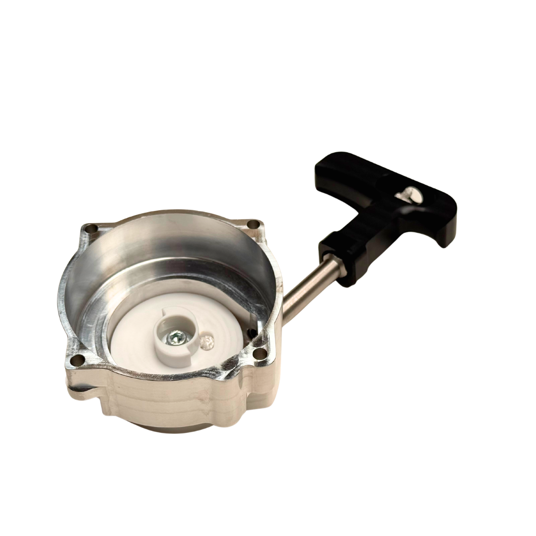 Internal recoil mechanism of the ALX Twin 80-100cc pull starter