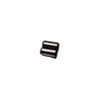 ALX crank case dowel set, 2 pieces, raw silver steel dowel pins shown at an angle