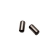 ALX crank case dowel set of 2 hardened steel dowel pins, close-up view showing their cylindrical shape and chamfered ends