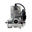 RC car engine block on a white background
