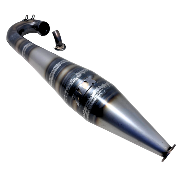 Exhaust pipe on a white background