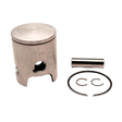 Piston and related parts on a white background