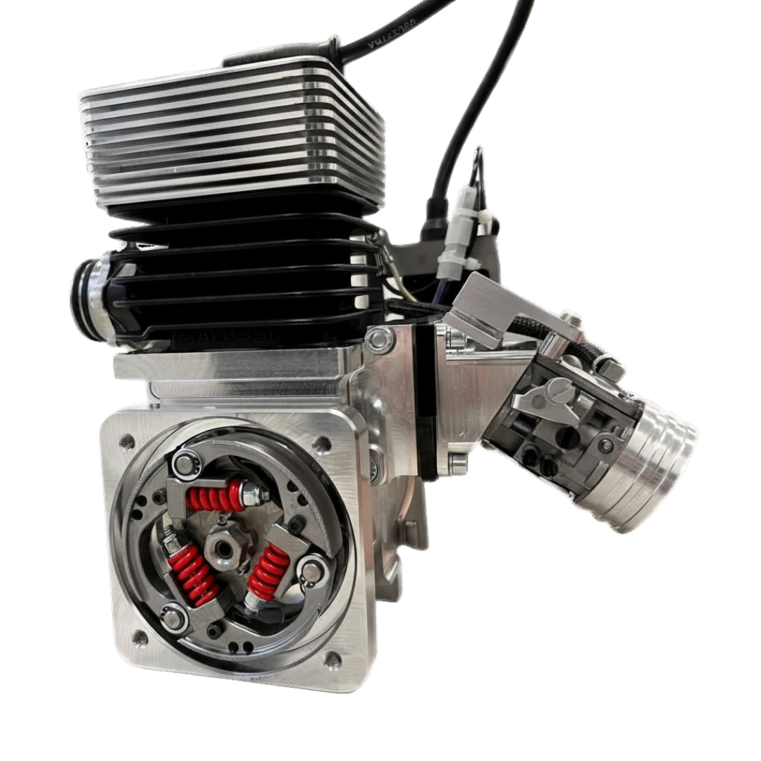 ALX Super 63 engine kit with visible clutch assembly for Primal Raminator MT
