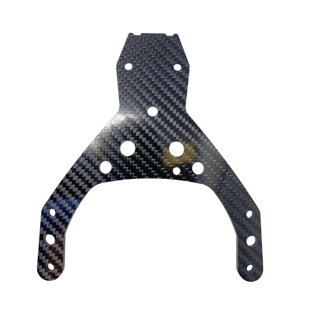 BONEHEAD RC BAJA Carbon Fibre Front Upper "Y" Plate