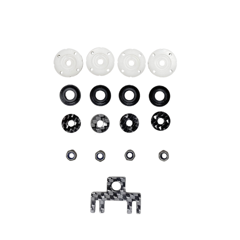 BONEHEAD MCD Upgraded Shock Piston/Guide set (4 Holes)