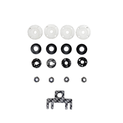 BONEHEAD MCD Upgraded Shock Piston/Guide set (4 Holes)