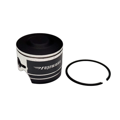 Black and white cylindrical component with 'Fujiwara' branding and a black ring on a white background.