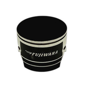 Black and white percussion instrument with 'Fujiwara' branding on a white background