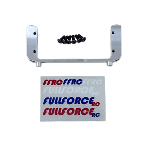 Metal bracket with screws and Fullforce RC branding on a white background