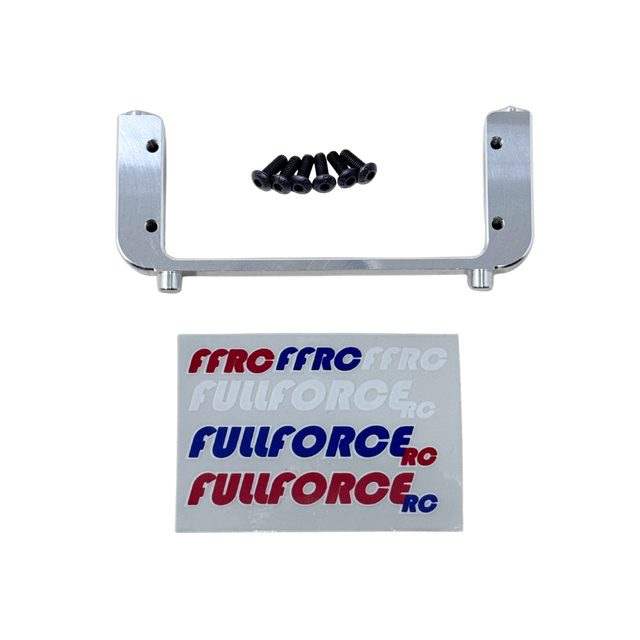 Metal bracket with screws and Fullforce RC branding on a white background