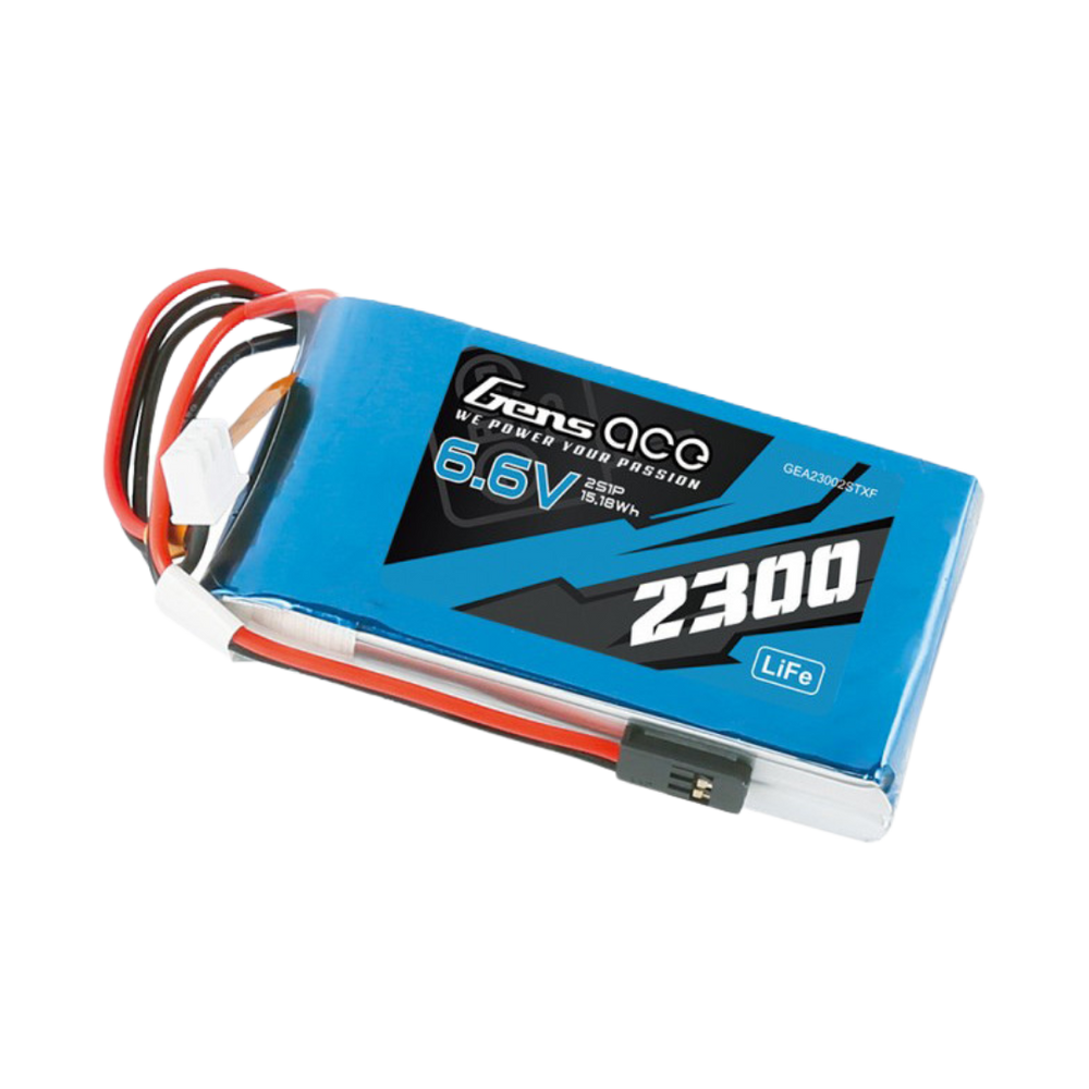Gens Ace 2300mah 6.6V 2S Futaba TX Battery