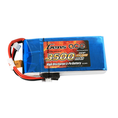 Gens Ace LiPo 2S 7.4V 3500mah Lightweight Rx Battery