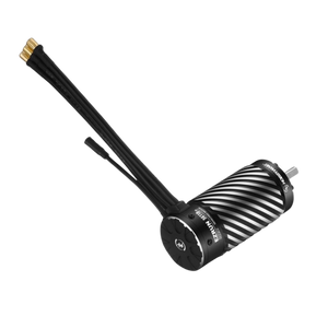 Black and gold electronic component on a white background