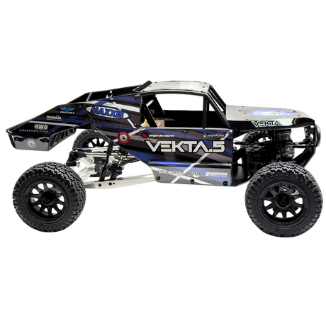 Model of a remote control truck with 'VEKTA' branding on a white background
