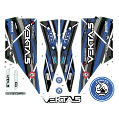 Kraken VEKTA.5 V3 Gas Edition (Blue/Grey) Wrap [KV3611]