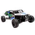 Model of a remote control off-road vehicle with visible branding on a white background