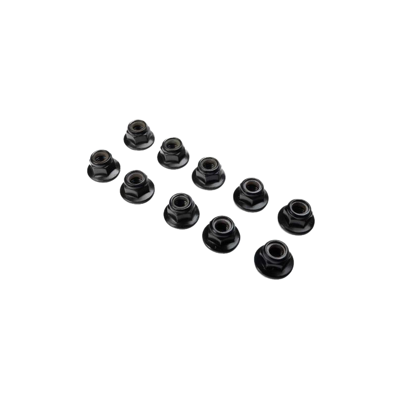 Losi Flanged Nylock Nut, M5 STL (10) [LOS-3918]