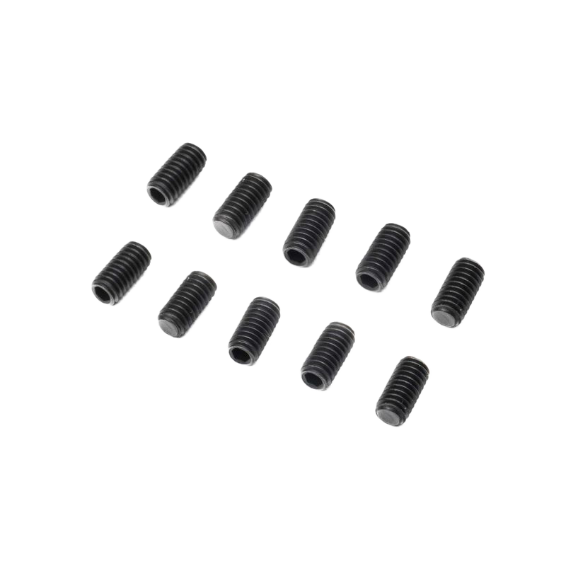 Set Screw, M4 x 8mm Cup Point, STL (10) [LOS-3924]