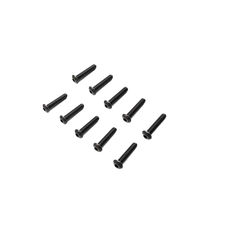 Losi Button Head Screws, M4 x 20mm STL (10) [LOS-3929]