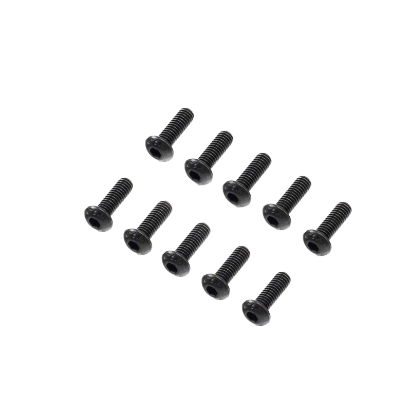 Losi Button Head Screws, M4 x 12mm STL (10) [LOS-3937]