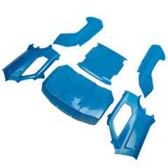 Losi Body Set, Complete, Metallic Blue: 5IVE-T 3.0 [LOS-4001]