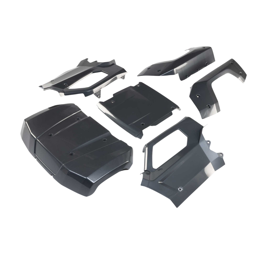 Losi 5IVE-T 3.0 complete gunmetal grey body panel set, LOS-4350