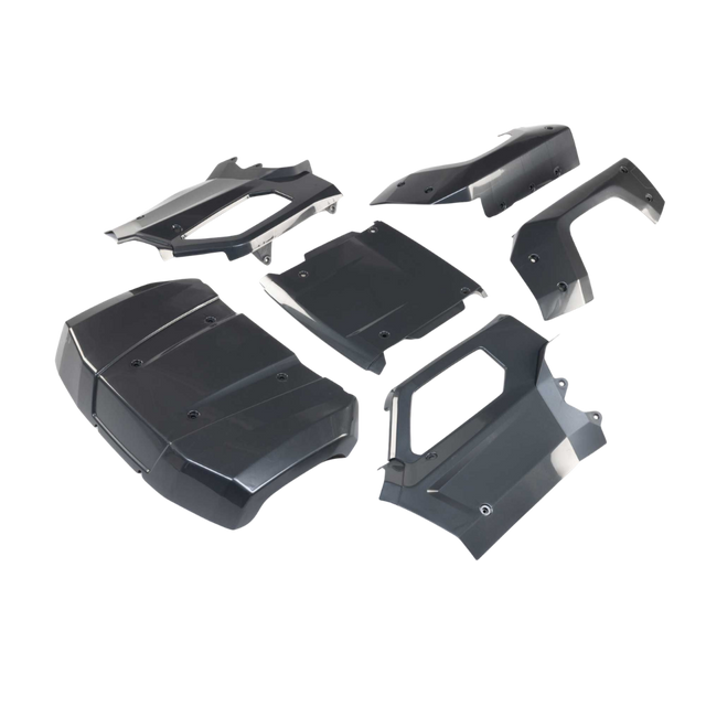 Losi 5IVE-T 3.0 complete gunmetal grey body panel set, LOS-4350