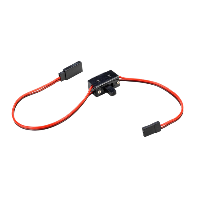 Losi 5IVE-T 3.0 heavy duty on/off switch with 20 AWG wire and connectors, LOS-4173