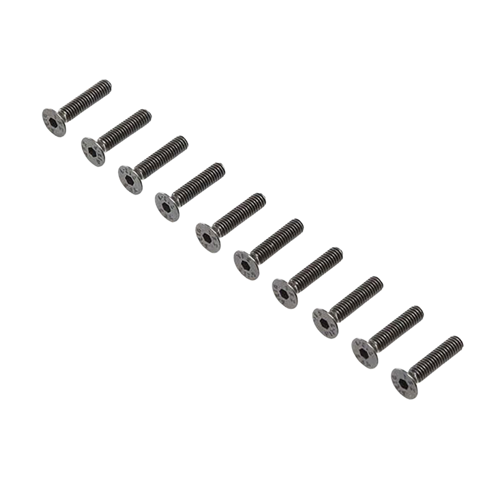 Losi Flat Head Screws M4 x 20mm STL (10) [LOS-4043]