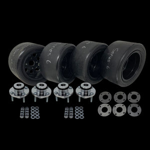 LOSI / VEKTA BRP 6" tall x 3" wide slicks - complete kit